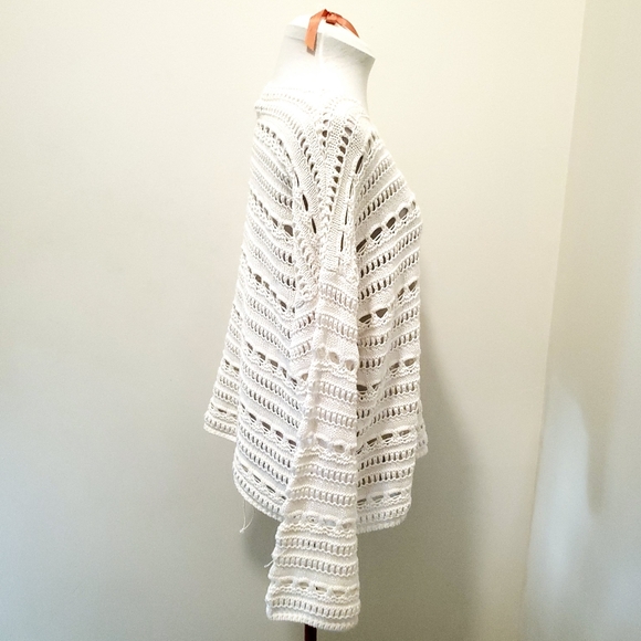 Just Fab Cream Knitted Sweater XL EUC - Picture 2 of 5